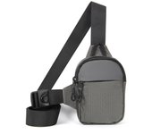 Nueva Bolsa De Pecho Deportiva Para Hombres Ultra-pequeña Bolso De Móvil Multifuncional De Cintura Bolsa De Viaje Casual Sin Estampados