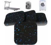 Piezas de Alfombrilla para Lavadora, Cinta de Correr de Goma Que Absorbe los Golpes, Alfombrilla que Absorbe los Golpes, para Lavadora, Secadora, Sistemas estéreo, Cojines para Muebles