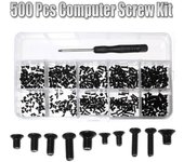 Kit de Caja de tornillos Universales de 500 piezas para portátiles de Maple para IBM, HP, Sony, Dell, Lenovo y Samsung.