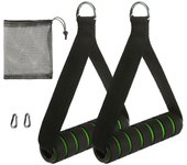 D-Ring Metal Gym Handles Grip Workout Heavy Duty Cable Machine Handle With Hook For Home Resistance Bands Fitness Accessories