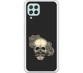 Funda compatible con Samsung Galaxy A22 4G - tatoo calavera dotwork