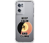 Funda Silicona Antigolpes para Oneplus Nord CE 2 5G diseño Hombre Escalada Dibujos