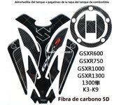5D Carbon Suzuki Sticker Motorcycle Tank Decal Gsxr600 750 1000 1300 K3 K4 K5 K6 K7 K8 K9