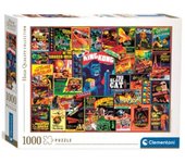 Puzzle 1000 Piezas Carteleras de Thriller Clásicos - Clementoni
