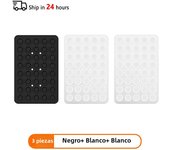 1Pc 3Pcs Double Sided Silicone Suction Cup For Mobile Phone Adhesive Silicone Rubber Sucker Pad Detachable Hands-Free Wall Stand