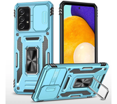 For Samsung Galaxy A55 A35 A32 Case Magnetic Holder Armor Cover Galaxy A12 A13 A22 A23 A71 A52 A72 A82 Slide Camera Lens Cover