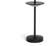 Ledkia Lámpara de Mesa LED Portátil para Exterior Metal con Batería Recargable Estepona Negro