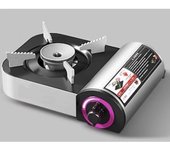Mini estufa de gas, estufa de gas doméstica, estufa de gas para exteriores, estufa de gas portátil para automóviles, estufa de gas portátil para cocinar a gas en campamentos. Compatible con cartuchos o cilindros