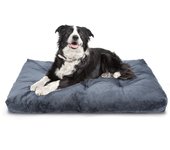 Nobleza - Cama Perros Medianos, Cama Perro Lavable, Cama Para Perros, Suave y Esponjoso,  Cama de Perro Antideslizante, Gris Oscuro