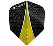 Plumas Target Darts Vision Ultra Yellow Fin NO6  331060Marca,Target,Geometria,Shape,Micrones,100Dardos,Plumas,Plumas Target