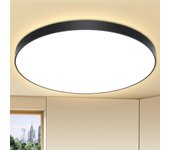 Lámpara de techo LED, lámpara de Techo de 24 W, 2000 LM, 6500 K, Techo de baño, IP44, diámetro de 28 cm, aplicable a baño, dormitorio, sala de estar, Balcón