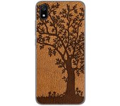 Tumundosmartphone Funda Gel Tpu para Xiaomi Redmi 7A diseño Cuero 03 Dibujos