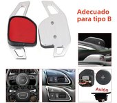 Aluminum Steering Wheel Paddle Shifter Extension for Audi A3 S3 8V A4 S4 A5 S5 B8.5 A6 S6 A7 S7 C7 Q5 Q7 2013 2014 2015 2016