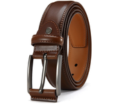 Men Belts High Quality Genuine Leather LONG Large Pin Buckle Metal Automatic Buckle Male Belts Strap Male