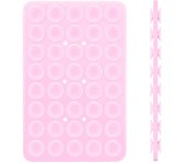 Double Side Silicone Suction Pad for Mobile Phone Fixture Suction Cup Backed Adhesive Silicone Rubber Sucker Pad for Fixed Pad