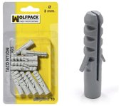 Taco nylon         10 mm. (10 piezas)