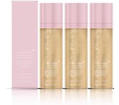 Sunglaze Sheer Setting Mist Protector solar FPS 50, Bruma de aceite corporal brillante de amplio espectro, Maquillaje fijador hidratante y protector, Spray, Ligero, Transparente, Control de grasa, Duradero (1)