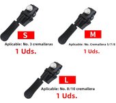 Universal Detachable Metal Zipper Slider Puller Detachable Instant Repair Kit DIY Replacement Lever Locks for Clothing Luggage