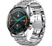 Deportes Bluetooth Hablar Smart WatchBusiness banda de acero inoxidable Hablar WatchECG Watch