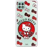 Funda original compatible con Samsung Galaxy A22 5G - Hello Kitty Lazitos de Colores
