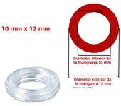 PVC Pipe Transparent Water Pipe Pipes Tube Hoses Aquarium Tubing Water Pump Hosing Garden Hose 3 4 5 6 7 8 9 10 12 14 16 mm