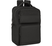 Mochila 2 Bolsillos Portatil 15,6''+Usb Safta Business "Black" 31X44X13Cm (642200377)