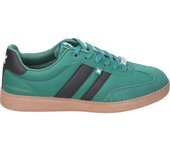 XTI | Zapatillas Bajas XTI para Hombre – Deportivas en Color Verde con Detalles en Negro – Sneaker con Cordones – Estilo Casual – Tendencia – Cómodas y Versátiles – Modelo 143486