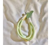 Mobile Phone Lanyard Woven Wristband Short Bracelet CCD Camera Clip Double Chain Keychain Short Lanyard Strap  Anti-Lost Lanyard