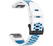QuickFit 22mm 26mm Sport Breathable Silicone Strap For Garmin Fenix 7X 7 Pro 6X 6 5 5X Plus/Epix 2 47mm 51mm Bracelet Watchbands