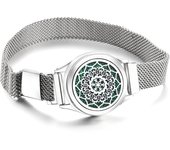 28mm High Quality Multiple Patterns Aromatherapy Bracelet Stainless Steel Essential Oil Diffuser Watch Wristband Bangles Jewelry