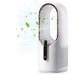 Desk Fan Bladeless, Office Fan Small Cooling Fan Portable Silent Fan Type-c Charging For Office, Li