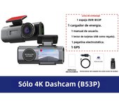 Dash Cam Dual Lens 4K UHD Recording Car Camera DVR Night Vision 24H Parking Black box Dashcam Cars Accessories deadpool led