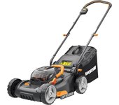Worx WG743E Cortacésped de 40 cm, 40V (Con 2 baterías y cargador)