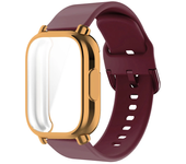 22mm Silicone Strap With Case For Xiaomi Redmi Watch 5 Active Lite Smart Watch Wrist Band And Case For Redmi Watch 5 Active Lite