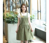 Fashion Princess Apron Kitchen Cooking Single Layer Home Apron Ladies Work Clothes