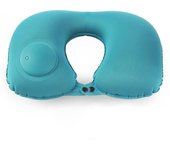 Almohadas inflables de viaje Almohada portátil súper ligera en forma de U para la columna cervical
