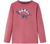 Camiseta de Manga Larga Rojo Dark 116