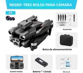 S151 Dron Rc Drone with Three Camera Hd 4K Professional Quadcopter Fpv Wifi Drones Obstacle Avoidance Aircraft Helicopter Plane
