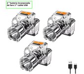 LED Sensor Headlamp Camping Search Light Head Flashlight Rechargeable Powerful Head Lamp Front Lanterns Headlights 5 Styles