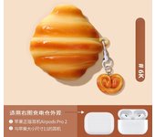 Toast Bread Donut Chocolate Cookies Case for Apple AirPods 4 1 2 3 Generation Cover for AirPods Pro 2nd Gen Air Pods Protective