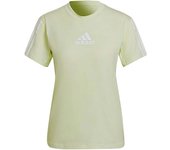 Camiseta de Manga Corta Adidas  para mujer en color verde