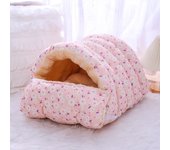 Winter Warm Cat Bed Super Soft Cute Pet Nest Small Dog Kennel Cat Sleeping Bed House Pet Cushion Warm Mat Animals Accessories