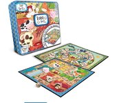 Juego Mi Primer Parchís-oca En Caja De Lata ¡ambientado En La Granja! (Falomir - 14601)