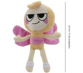 Dandy’s World Plush Shrimpo and Glisten Plush Toy Movie Stuffed Animals Cute Anime Pebble Dog Doll Toys for Kids Birthday Gift