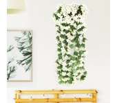 1PC Bunch Artificial Flowers Vines, Artificial Plants Wall Hanging Faux Flowers Leaf Vines Garden Decorations 33.5Inches, 85cm