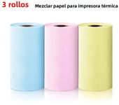 57*25MM Thermal Paper Label Sticker Self-adhesive Rolls Paper For Mini Printer Instant Print Kids Camera Photo Paper