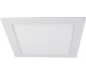 Foco empotrable EURO cuadrado 1x20W LED 1600lm 3500K L.22,5xAn.22,5xAl.0,2cm Blanco