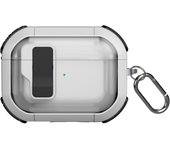 Automatic Switch Safety Lock Case For Airpods 4 For Airpods Pro 2 3 1 case Shockproof Transparent Earphone Case with hook