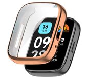 Soft Silicone Case Glass For Redmi Watch 3 Active 3 Lite Smart Watchband Screen Protector Cover for Xiaomi Redmi Watch 3 Active