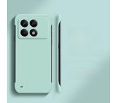 Matte Thin Frameless Pure Color PC Phone Case For XIAOMI Poco X6 F6 F5 Pro F4 F3 Four Corner Protective Cover